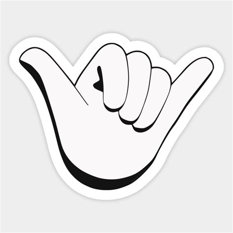 Shaka Sign - Shaka - Sticker | TeePublic