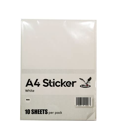 A4 Sticker (White) – Khongfah Online Store