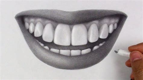 How To Draw A Mouth With Teeth at Drawing Tutorials