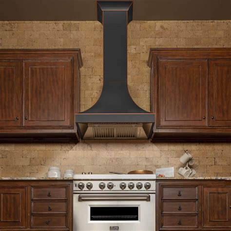 ZLINE Designer Series Oil-Rubbed Bronze Wall Range Hood (8632B)