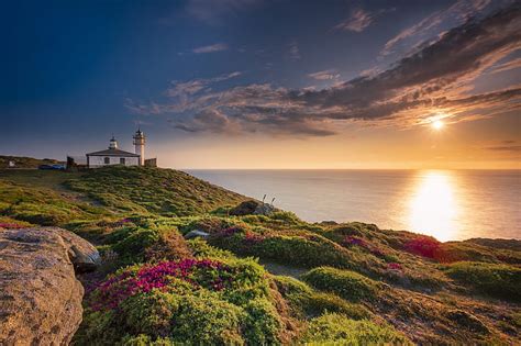 HD wallpaper: coast, lighthouse, Spain, Galicia, La Coruna, Costa da morte | Wallpaper Flare