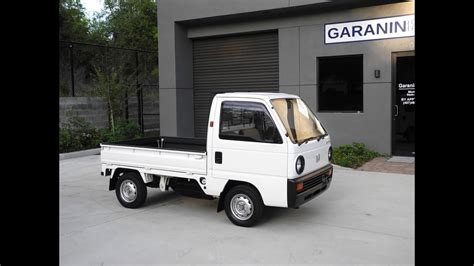 1990 Honda Acty SDX Pick Up Flat Bed Kei Mini Truck - YouTube