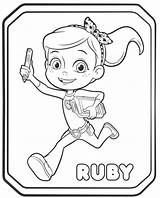 Rusty Rivets Coloring Pages Free sketch template