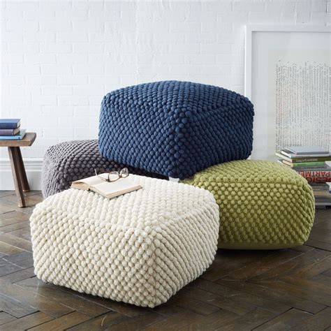 Large Pouf Ottoman