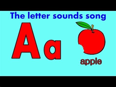 The letter sounds song for children - YouTube