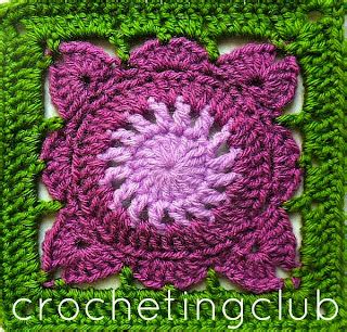 crochetingclub: berlin's granny square