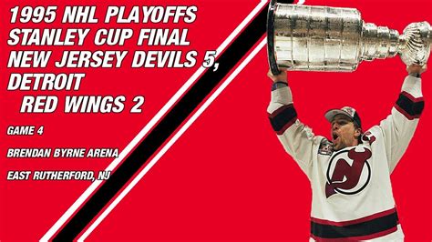 Detroit Red Wings at New Jersey Devils: 1995 Stanley Cup Final Game 4 (PARTIAL GAME) - YouTube