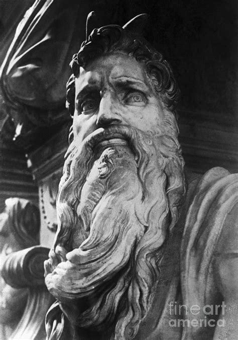 Detail Of Moses By Michelangelo Photograph by Bettmann - Fine Art America