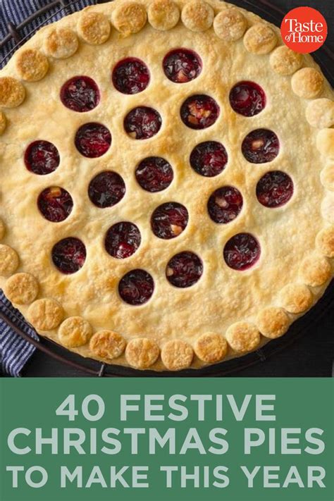 40 Festive Christmas Pies to Make This Year | Christmas pie, Favorite pie recipes, Yummy pie recipes