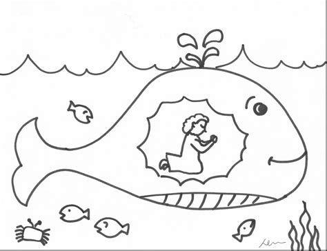 Jonah And The Whale Coloring Page at GetColorings.com | Free printable ...