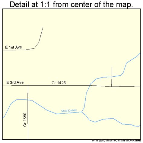 Caney Kansas Street Map 2010375