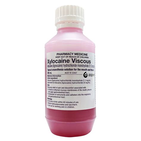 Xylocaine Viscous 2% Red Solution 200ml