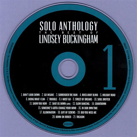 Lindsey Buckingham - Solo Anthology: The Best Of Lindsey Buckingham [3CD] (2018) {Deluxe Edition ...