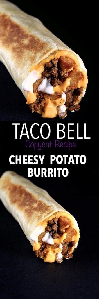 Taco Bell Cheesy Potato Burrito Copycat Recipe - Ultimate Food