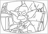 Krusty  Coloring Books Book Pages Free Adult coloring sketch template