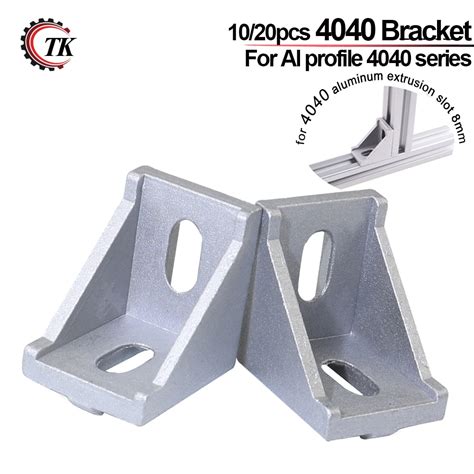 10pcs or 20pcs Aluminum Angle Bracket for Aluminum profile Extrusion ...