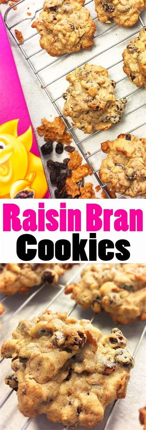 Raisin Bran Cookies made with Kellogg's Raisin Bran Cereal | Recipe ...