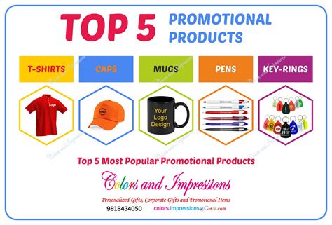 COLORS AND IMPRESSIONS: TOP 5 PROMOTIONAL PRODUCTS