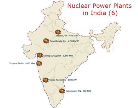 Kalpakkam nuclear power plant in india map - Brainly.in