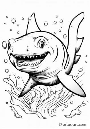Hammerhead shark Coloring Page » Free Download » Artus Art