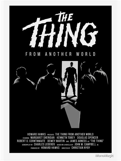 "The Thing From Another World (1951)" Poster for Sale by MonoMagic ...