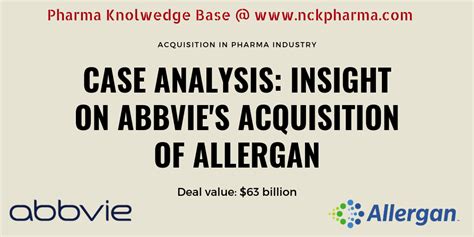 NCK Pharma » Case Analysis: Insight on AbbVie’s acquisition of Allergan