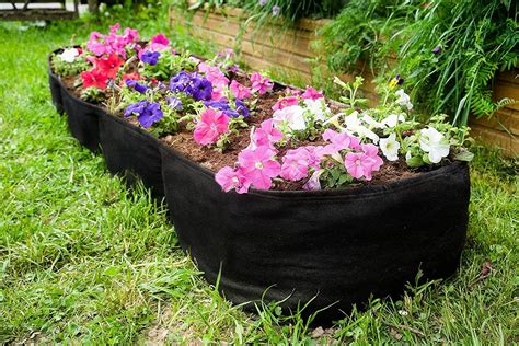 Kenley Large Raised Garden Bed - 135 Gallon Flower or Vegetable Grow Bag for Gardening - Non ...