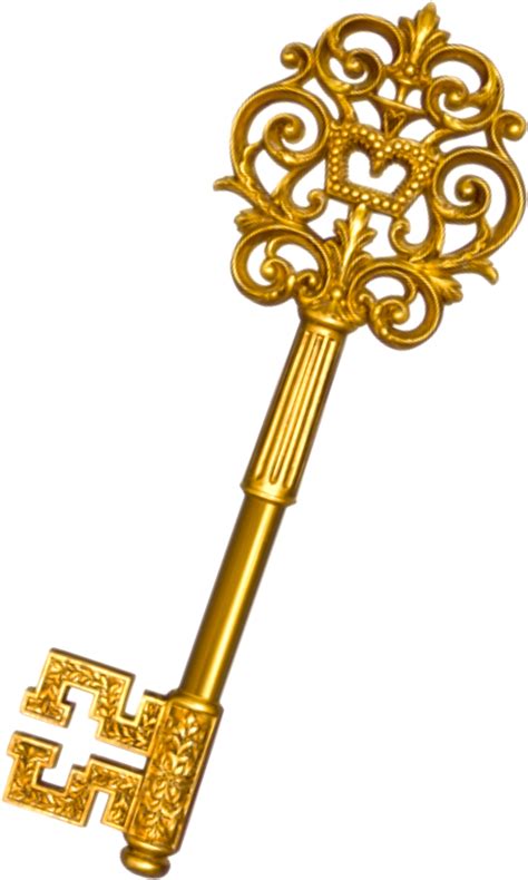 Gold Key Transparent - PNG All | PNG All