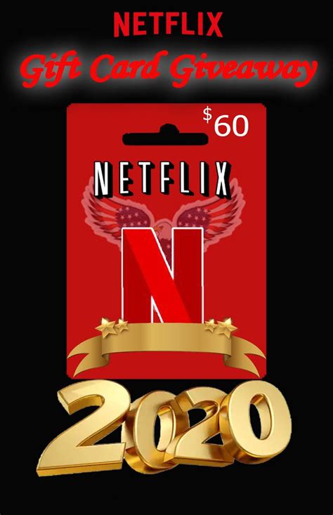 Free $60 #NETFLIX gift card. | Netflix gift card, Netflix gift, Netflix ...