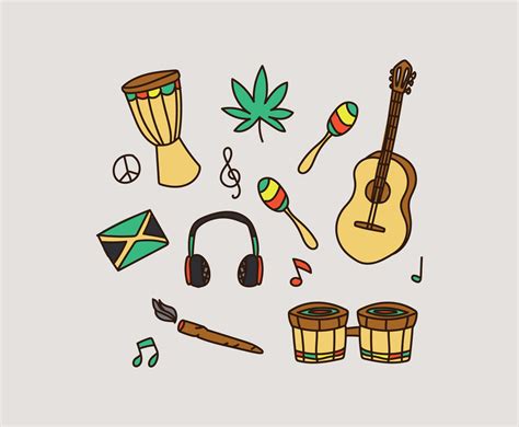 Reggae Instruments Vector Art & Graphics | freevector.com