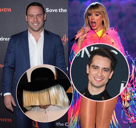 More Celebs Take Sides: Brendon Urie Backs Taylor Swift, Sia Supports Scooter Braun! - Perez Hilton