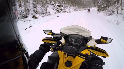 Snowmobiling in Vermont 2016 - YouTube