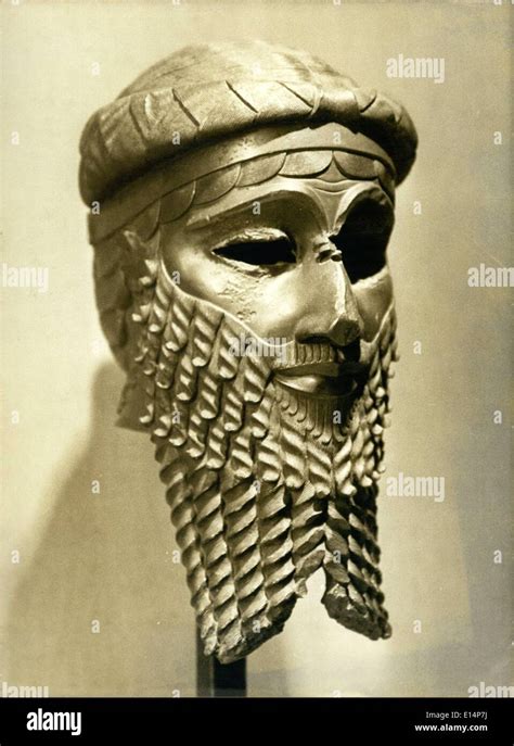 Apr. 12, 2012 - Royal Mask and Diadem Baghdad Museum Display Stock Photo, Royalty Free Image ...