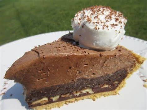 Triple CHOCOLATE MUD PIE in 5 minutes - How to make a CHOCOLATE PIE ...