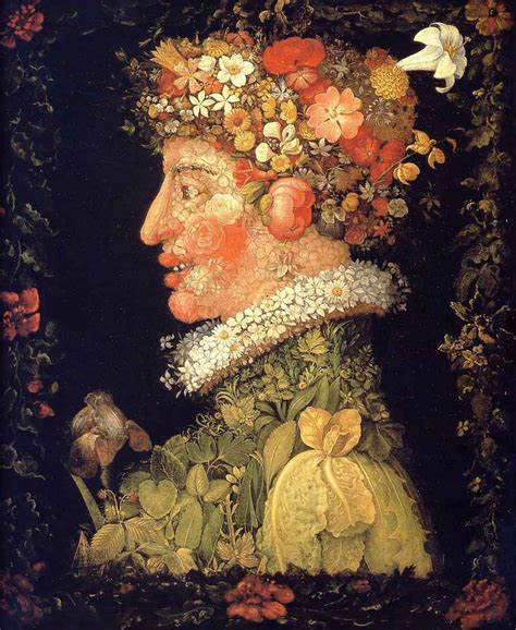 The Four Seasons (Louvre Series) 01 Spring By Giuseppe Arcimboldo ...