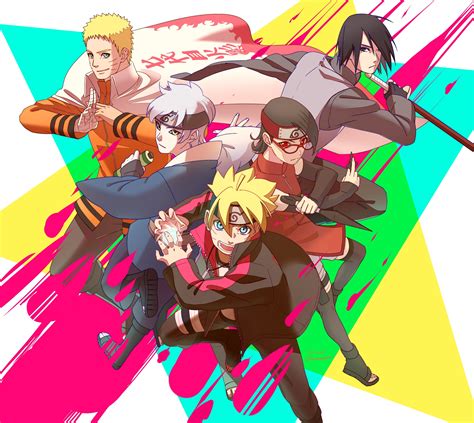 Dessin Boruto Sarada Mitsuki Naruto Sasuke Fan - IMAGESEE