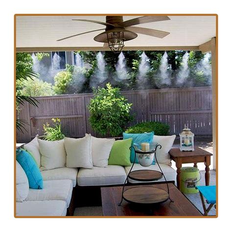 Outdoor Misting & Cooling System | Patio Mister Patio Misting System | Terrasse, Jardins