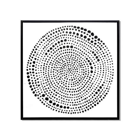 Dots of the Circle Wall Art Canvas | Luxe Mirrors