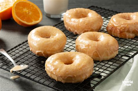 Orange Glaze Doughnuts | Imperial Sugar