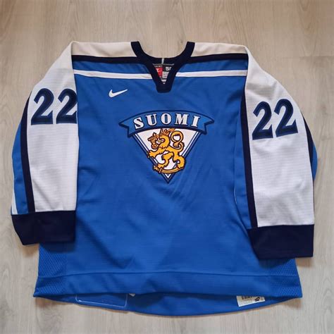 Team Finland jerseys - Temevu Gameworn jerseys