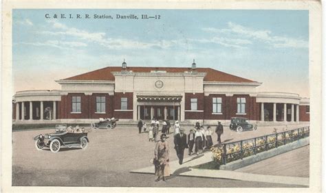 Towns and Nature: Danville, IL: 1917 C&EI Depot and Danville Hill DH ...