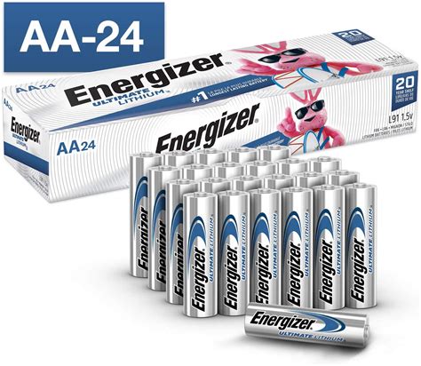 Energizer Ultimate Lithium AA Batteries, 24 Pack - Walmart.com ...