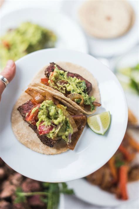 Chili Lime Steak Fajita Tacos Recipe - Reluctant Entertainer