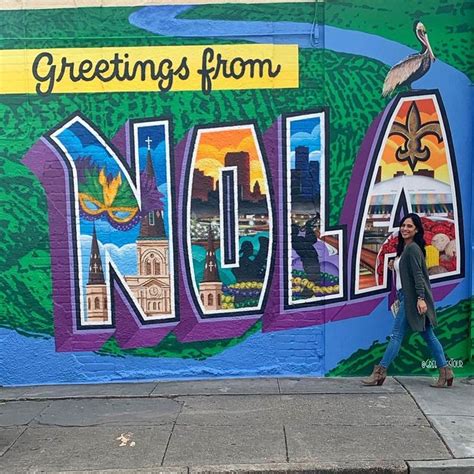 Greetings from Nola Mural at 2014 Magazine St, New Orleans, LA | Wall ...