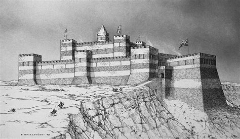 ArtStation - Crusaders castles in the Holy Land, Paweł Moszczyński | Fantasy castle, Castle ...