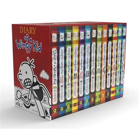 Diary of a Wimpy Kid: Diary of a Wimpy Kid Box of Books (1-13 ...