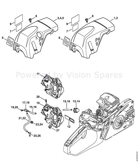 Parts Diagram For Stihl 025 Chainsaw - Wiring Diagram Pictures