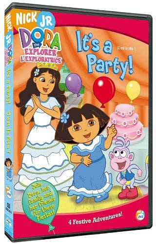 Dora The Explorer - It's a Party on DVD Movie