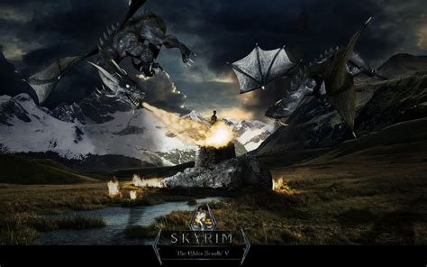 Skyrim Dragon Wallpapers - Wallpaper Cave