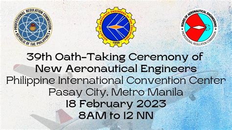 The 39th Oath-taking Ceremony of New Aeronautical Engineers – Society ...